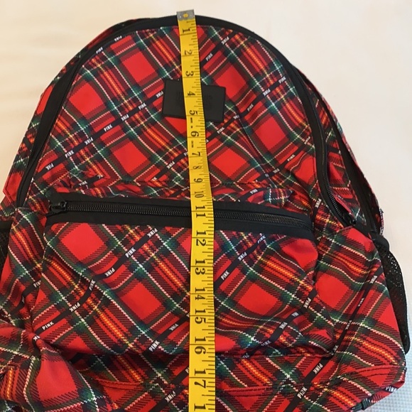 Pink by Victoria Secret Red Plaid Campus Backpack - Picture 11 of 12